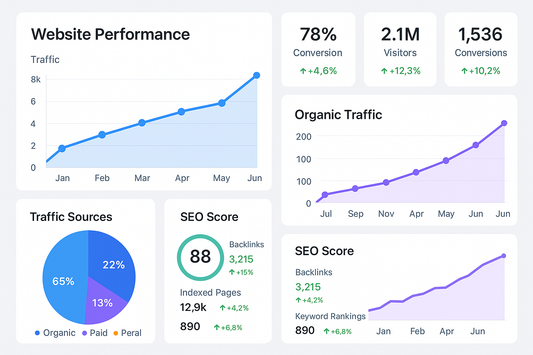 Analytics performance dashboard