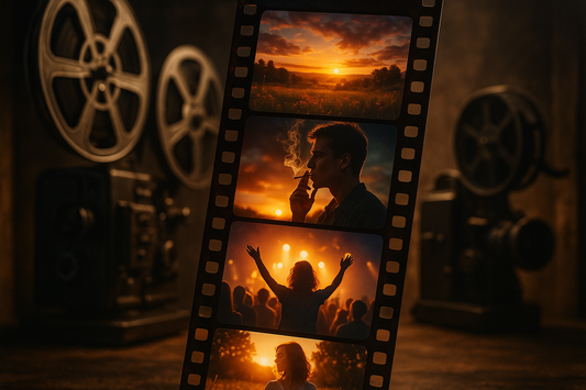 Cinematic film strip