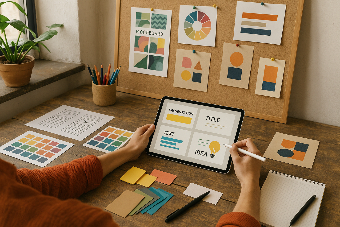 Creative presentation workspace
