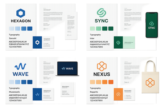 Professional logo design showcase